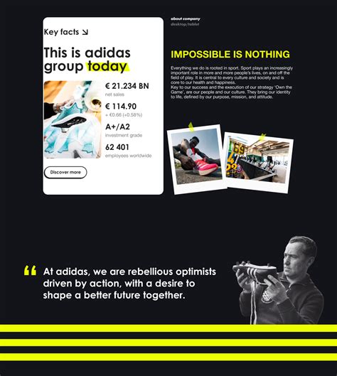 adidas corporate website.